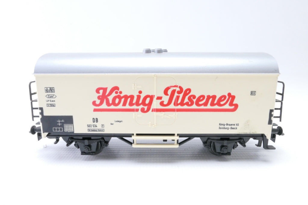 Märklin 4418 geschlossener Güterwagen "König Pilsener", Analog, Spur H0, in OVP.6