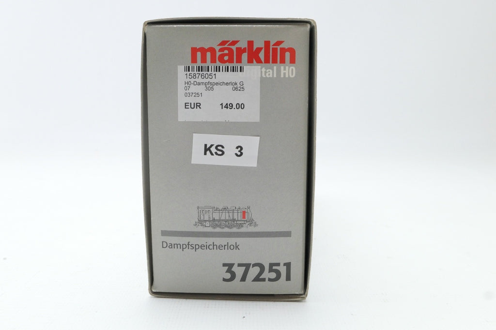 Märklin H0 37251 Dampfspeicherlok Digital in OVP, Adresse "4" .11
