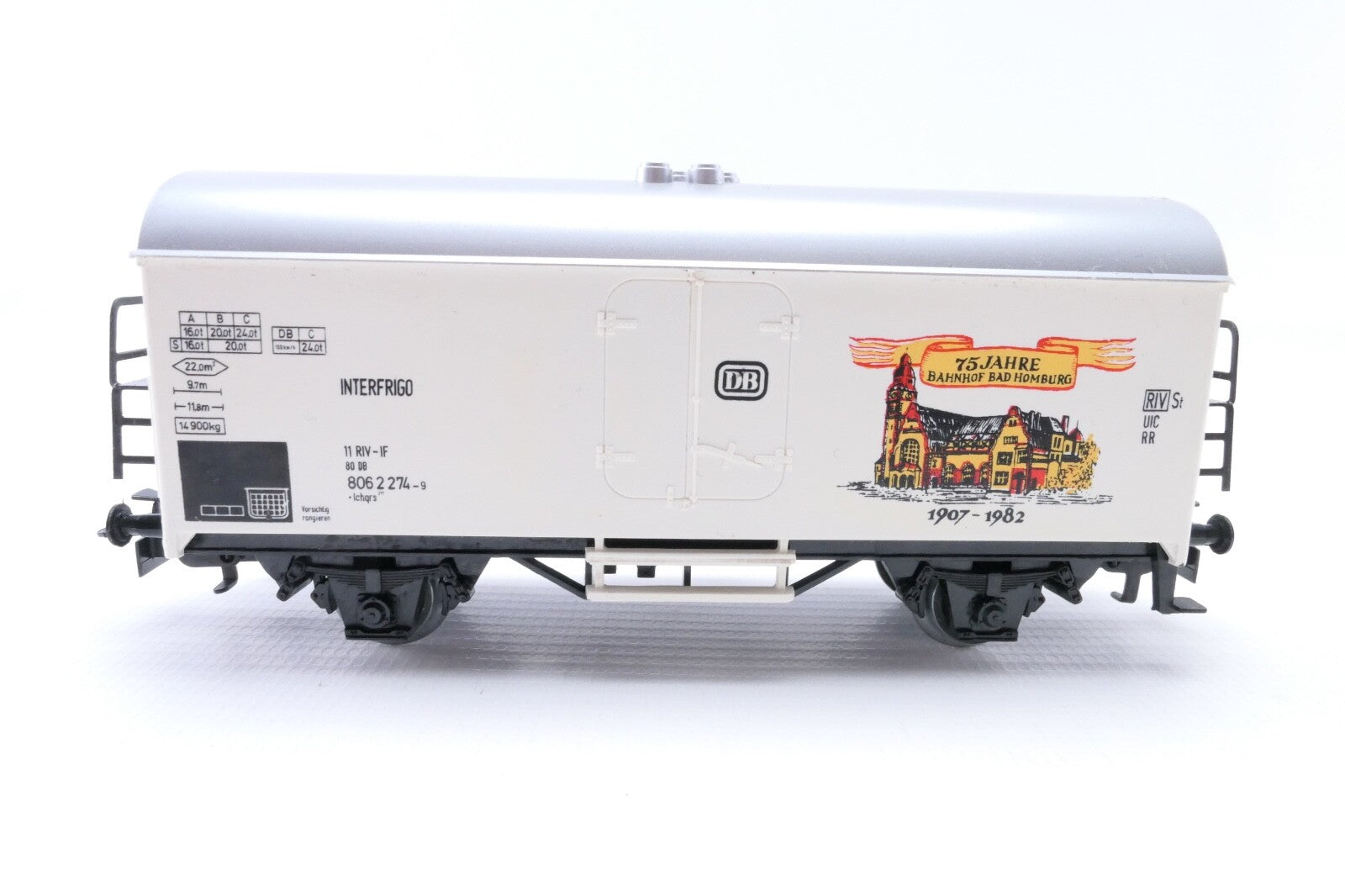 Märklin 4418 SoMo Kühlwagen " 75 Jahre Bahnhof Bad Homburg", Analog, Spur H0,OVP6
