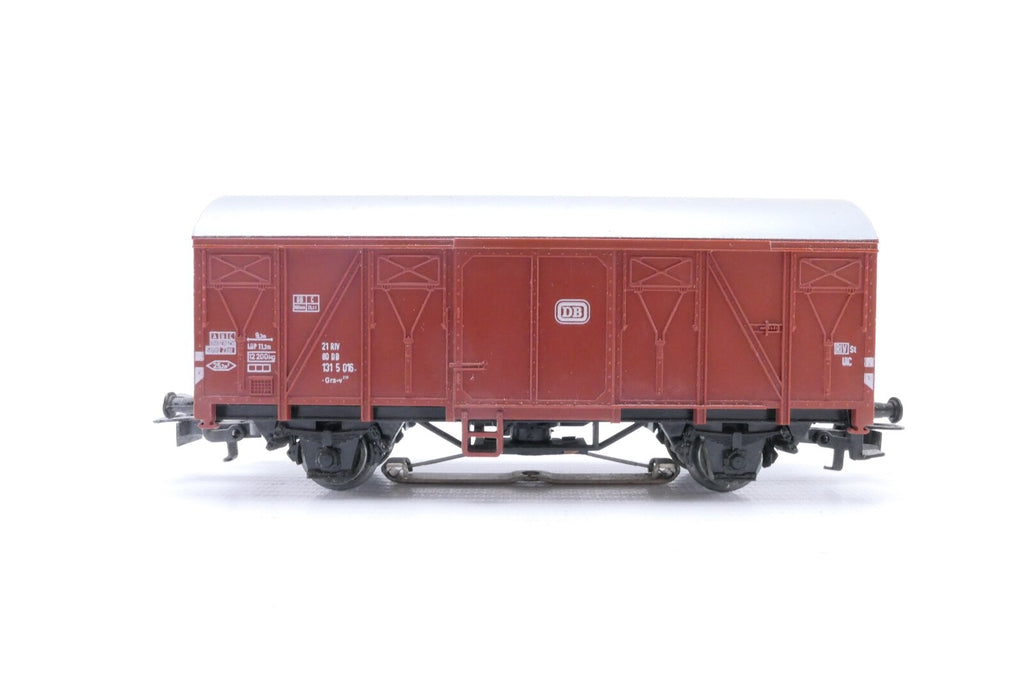 Märklin 4411 Gedeckter Güterwagen mit Schlusslaterne, Analog, Spur H0, in OVP.6