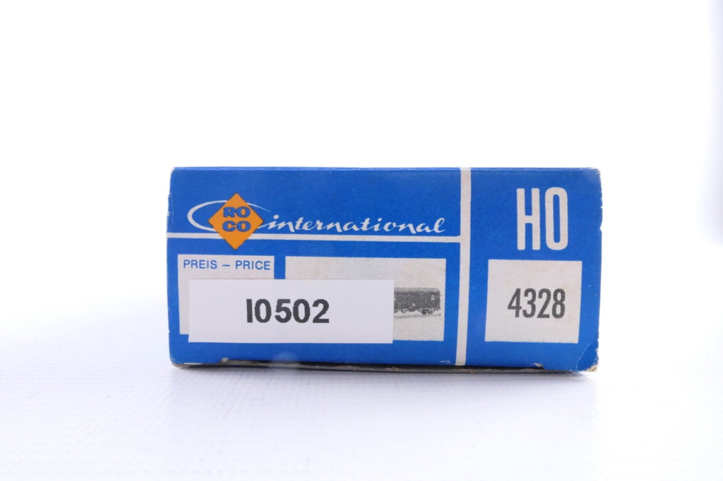 Roco H0 4328 Gedecktes Güterwagenpaar Leig-Einheit der DB, Analog, in OVP.11