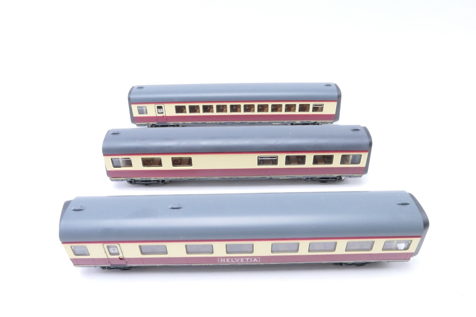 Roco 04070A BR VT 11.5 (VT 601) Wagenset , Analog, Spur H0, in OVP.1