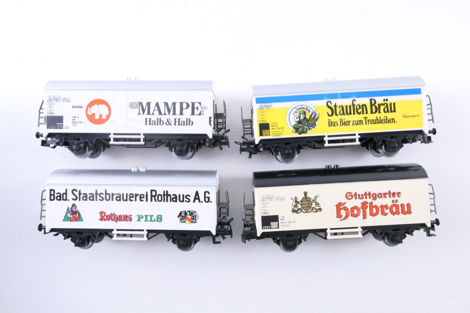 Märklin H0 4415-4429-437 Kühlwagen Set 4tlg. mit Reklame, WS, in OVP.1