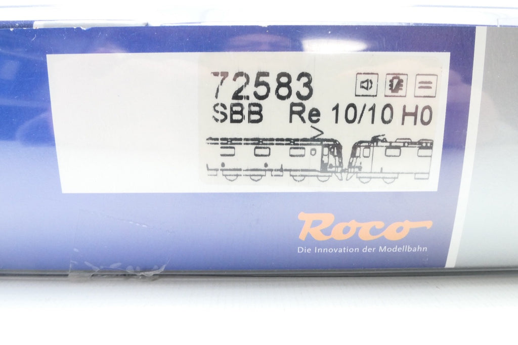 Roco H0 72583 Leerverpackung, komplett mit Inlay, Zurüstteilen und BA für Re 4/46