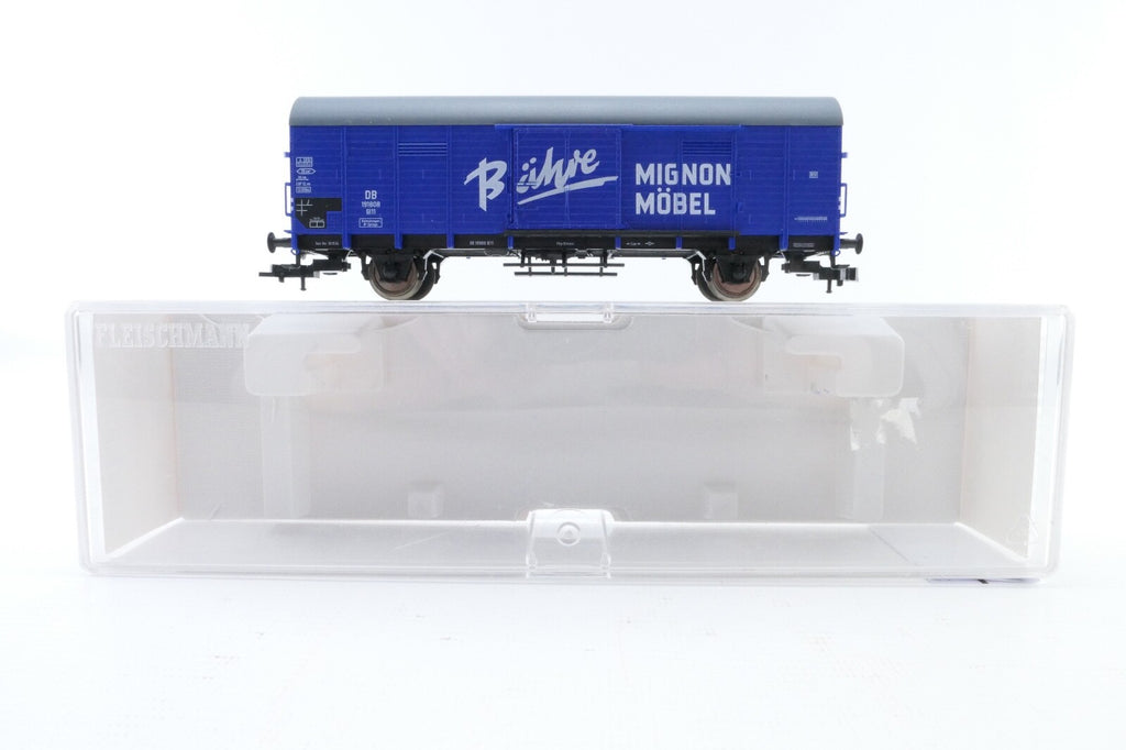 Fleischmann H0 97 5308, Gedeckter Güterwagen "Bähre Mignon Möbel"  in OVP.0