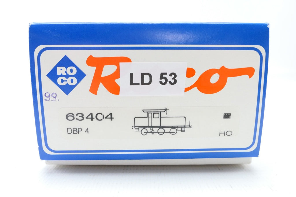 Roco H0 63404 Diesellok BR Lok4 der DBP, GS, Analog, in OVP mit Zurüstteilen, BA11