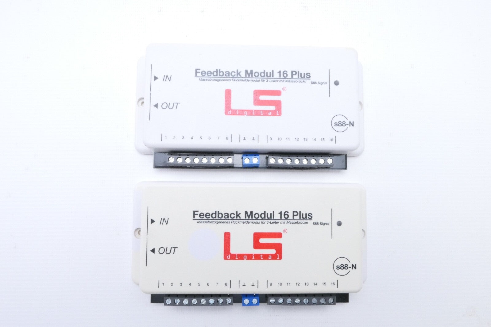 LS Digital Feedback Modul 16 Plus 2er Pack ohne Bedienungsanleitung. S88 Modul0