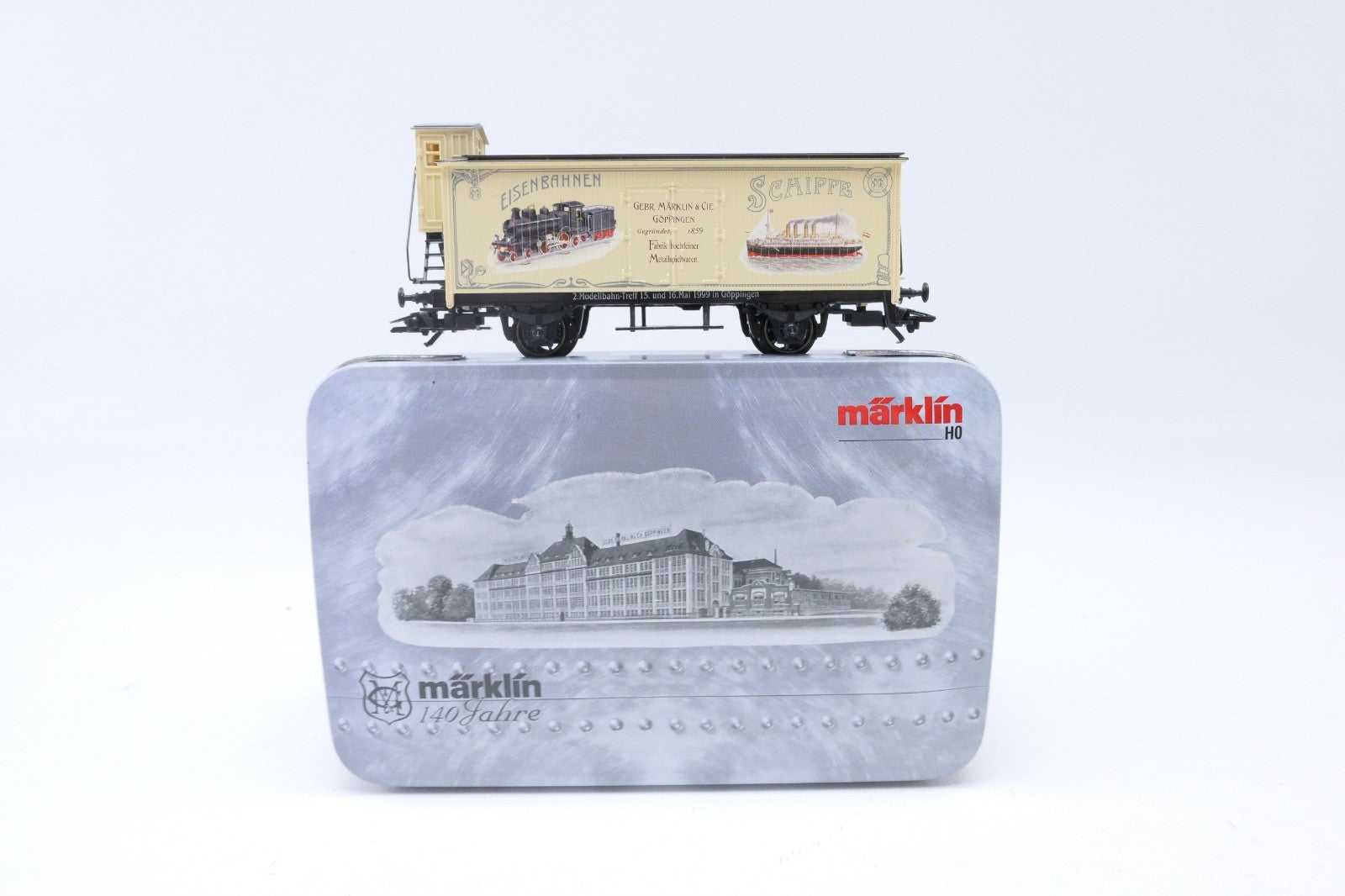 Märklin H0 48925 Sonderwagen Modellbahntreff Göppingen 1999 in Blechbox, in OVP.0