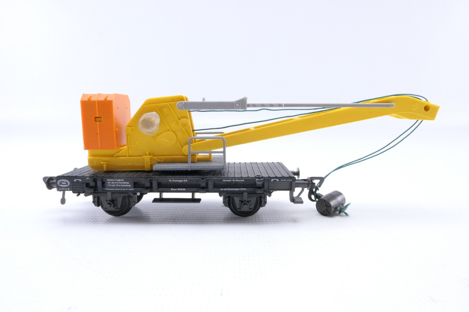 Fleischmann 5019 Kranwagen, Analog, Spur H0, in OVP. BASTLERWARE.3