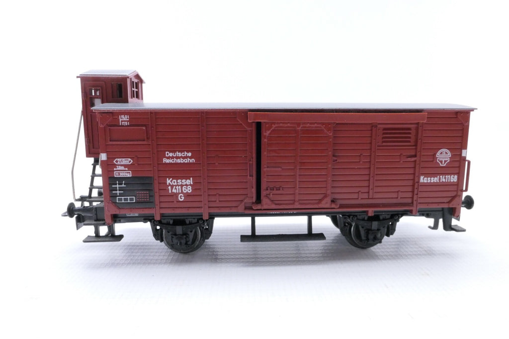 Märklin 4695 Gedeckter Güterwagen mit Bremserhaus der DB, Analog, Spur H0, OVP.6