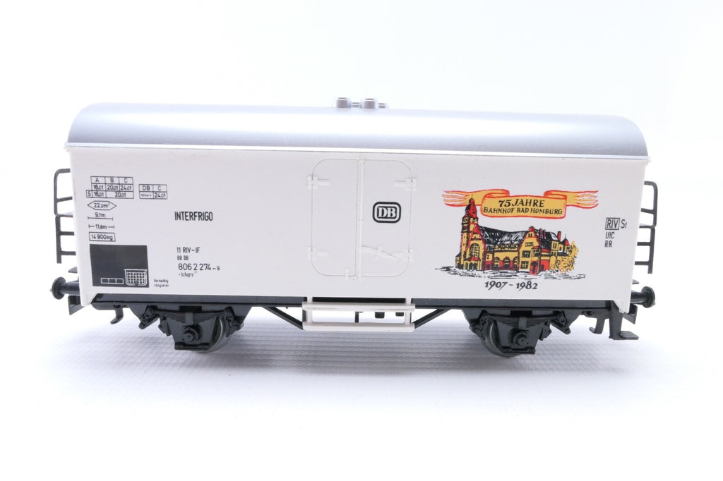 Märklin 4418 SoMo Kühlwagen " 75 Jahre Bahnhof Bad Homburg", Analog, Spur H0,OVP3
