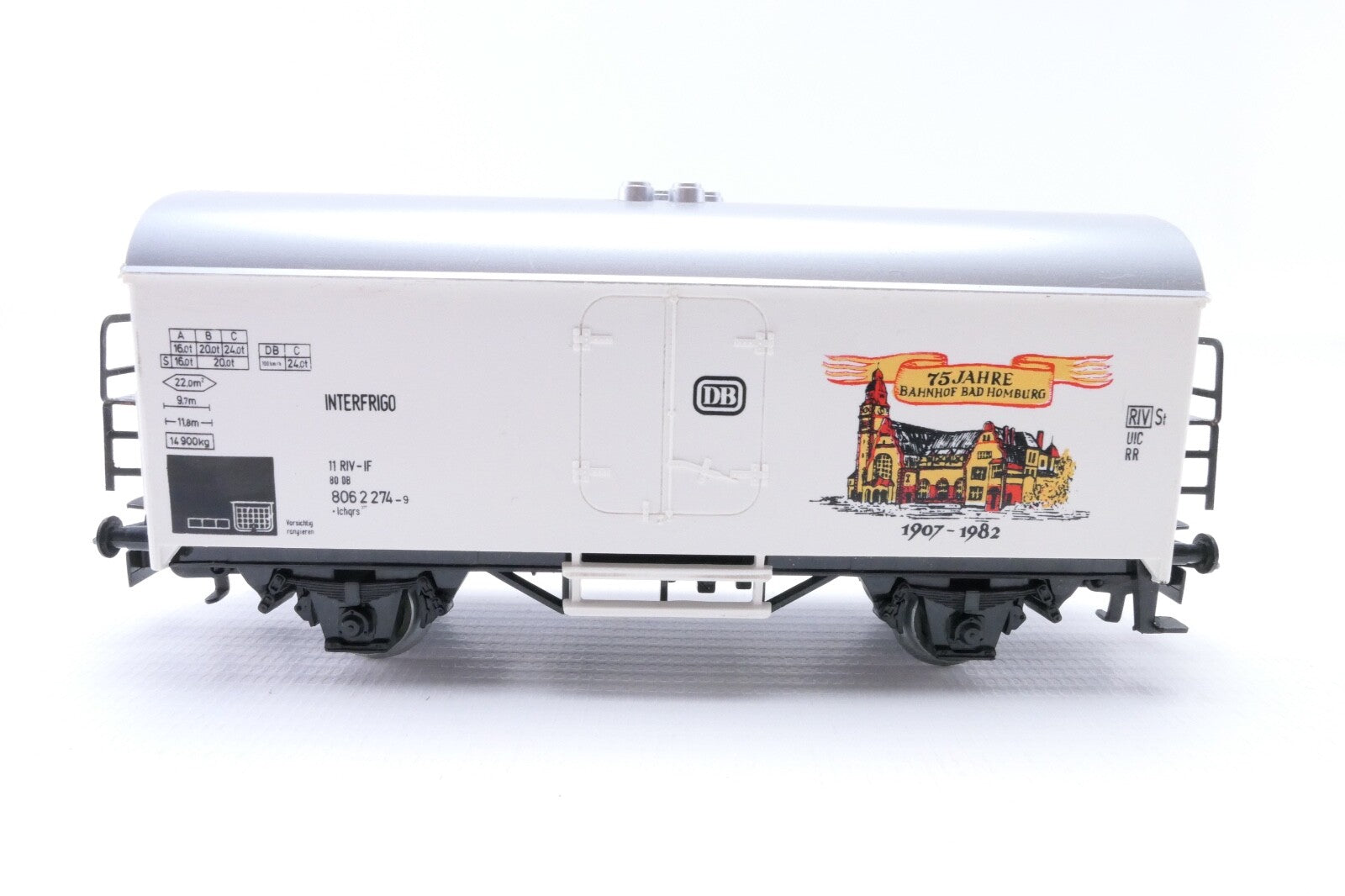 Märklin 4418 SoMo Kühlwagen " 75 Jahre Bahnhof Bad Homburg", Analog, Spur H0,OVP3