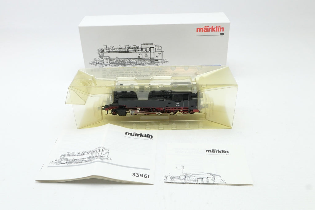 Märklin H0 33961 Dampflok BR 86 217 der DB, Delta Digital in OVP mit BA.9