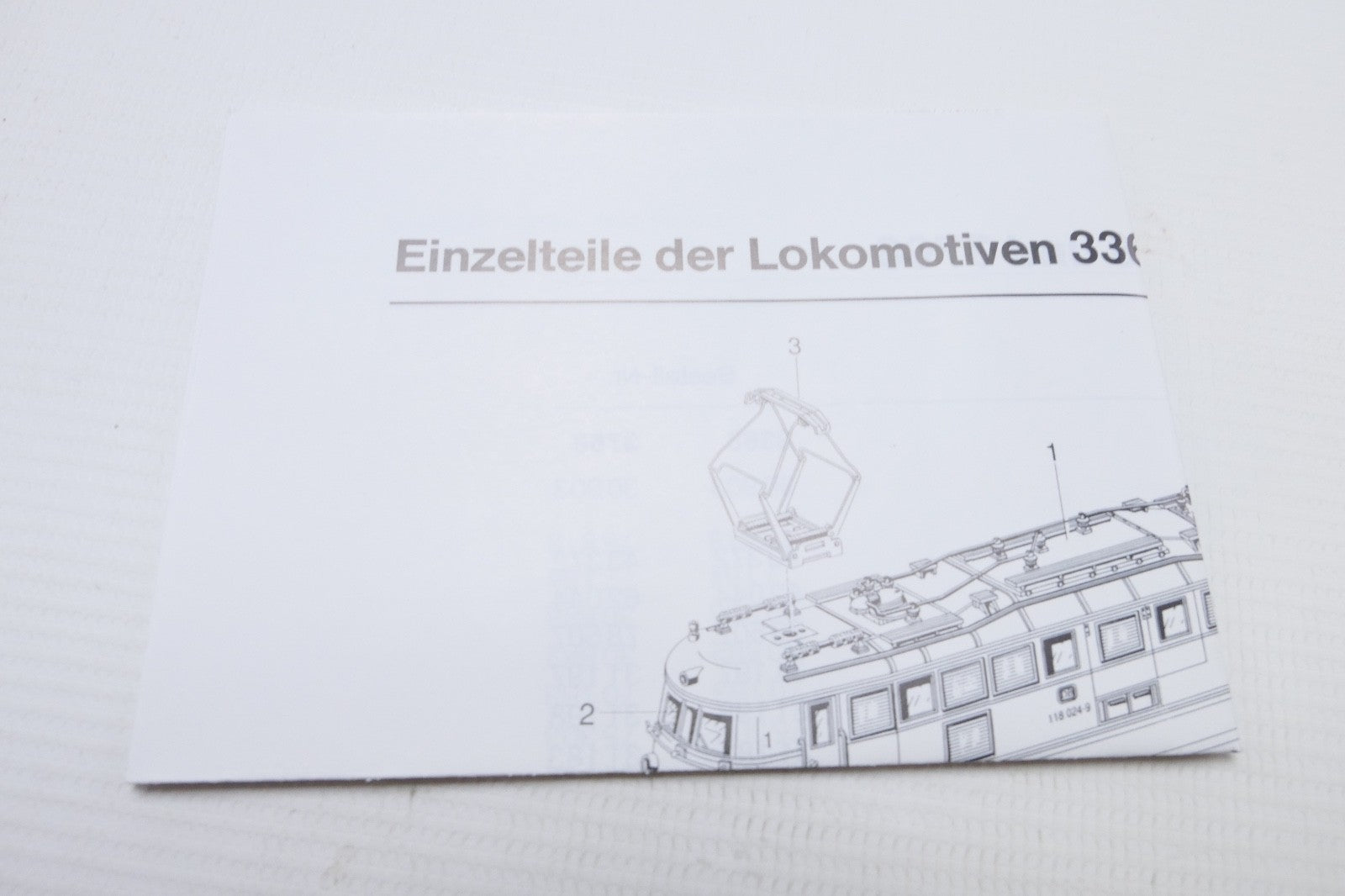 Märklin H0 3368 E-Lok BR 118 024-9 der DB, WS, Analog, in OVP mit BA.10