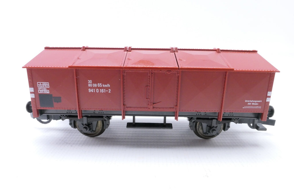 Fleischmann 5210 Klappdeckelwagen der DB, Analog, Spur H0, in OVP.6