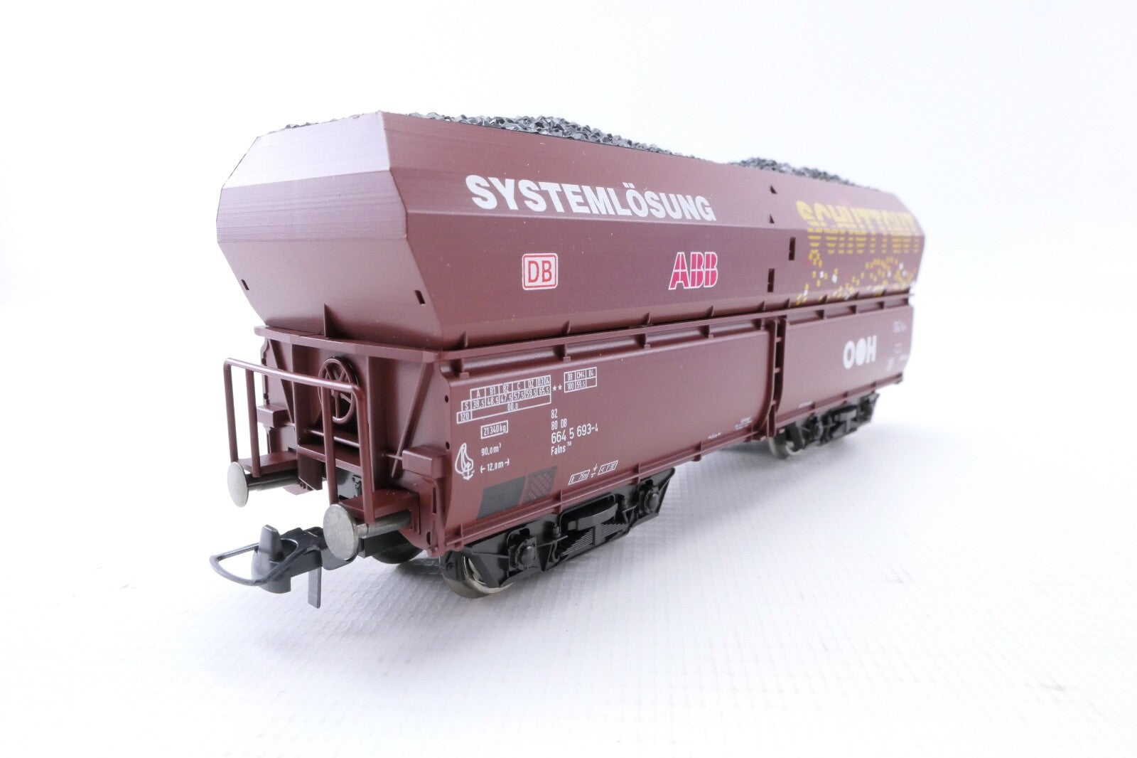 Roco 47060 Selbstentladewagen „ABB Schüttgutt“ der DB, Analog, Spur H0, in OVP.1