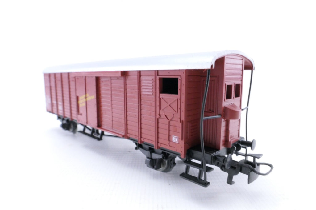Märklin 4698 Gedeckter Güterwagen mit Bremserhaus der DB, Analog, Spur H0, OVP.2