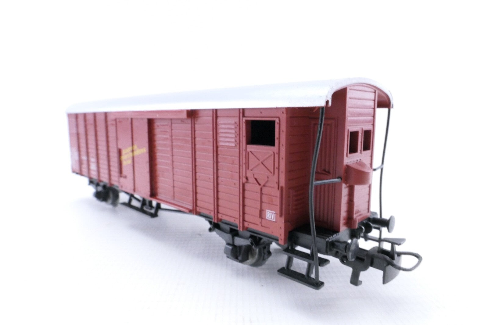 Märklin 4698 Gedeckter Güterwagen mit Bremserhaus der DB, Analog, Spur H0, OVP.2