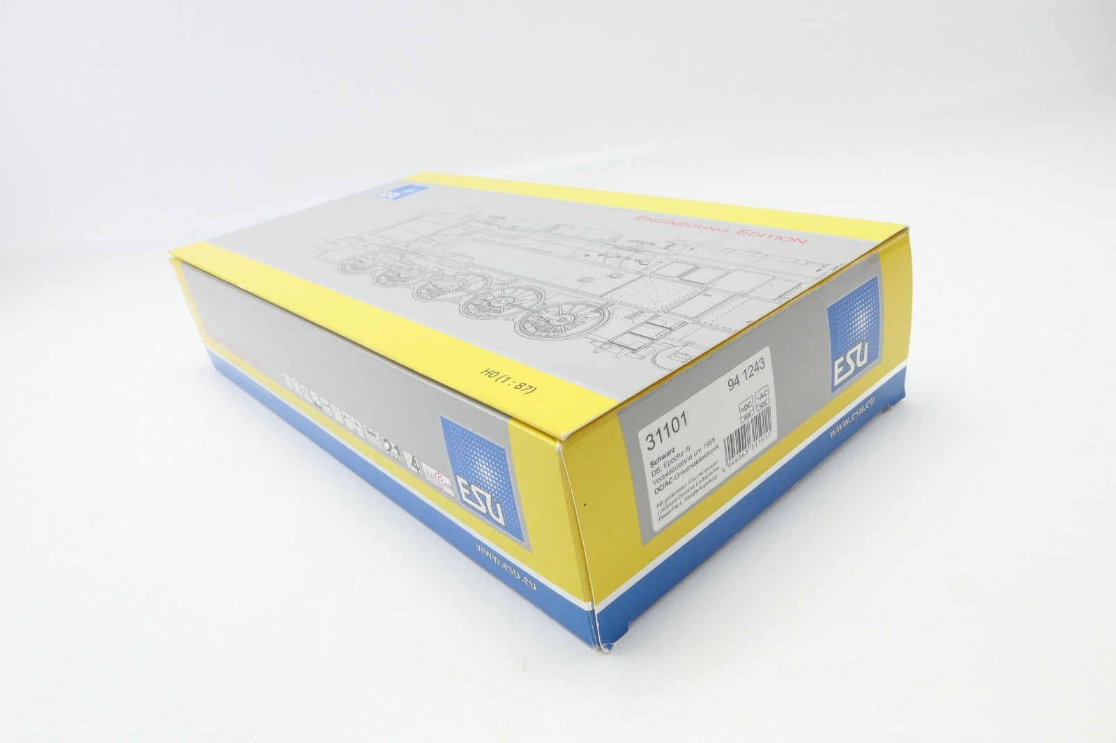ESU H0 31101 Leerverpackung , Leerverpackung ohne Lok komplett mit Inlay und BA.2
