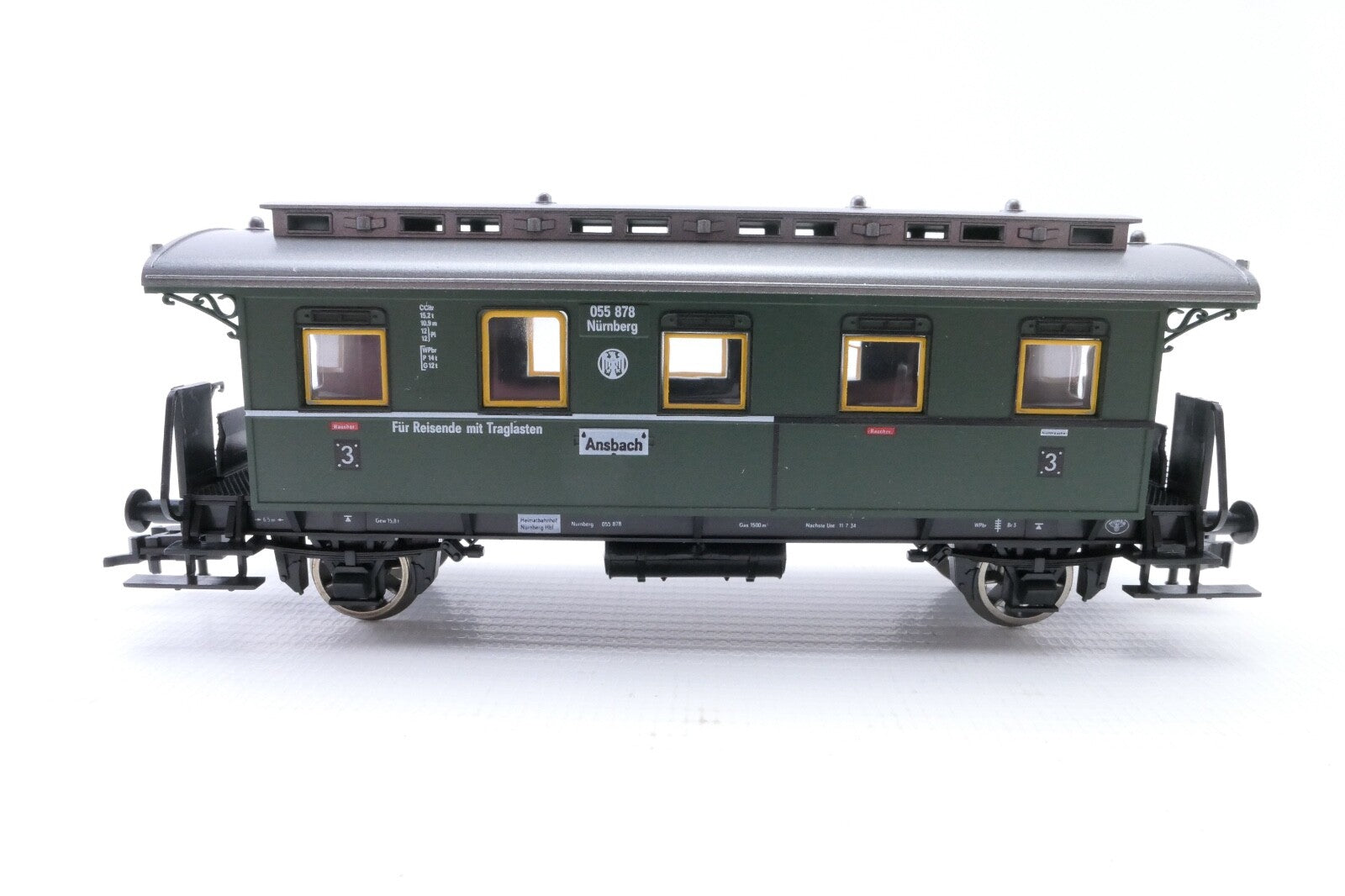 Fleischmann 5067 Personenwagen 3.Klasse der DRG, Analog, Spur H0, in OVP.6