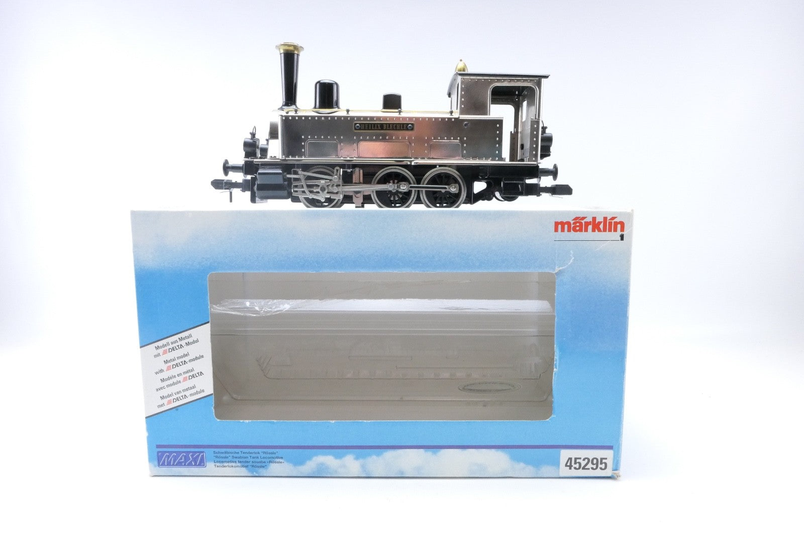 Märklin Spur 1,45295 Maxi Dampflok BR 89 Heiligs Blechle, Delta Digital,in OVP.0