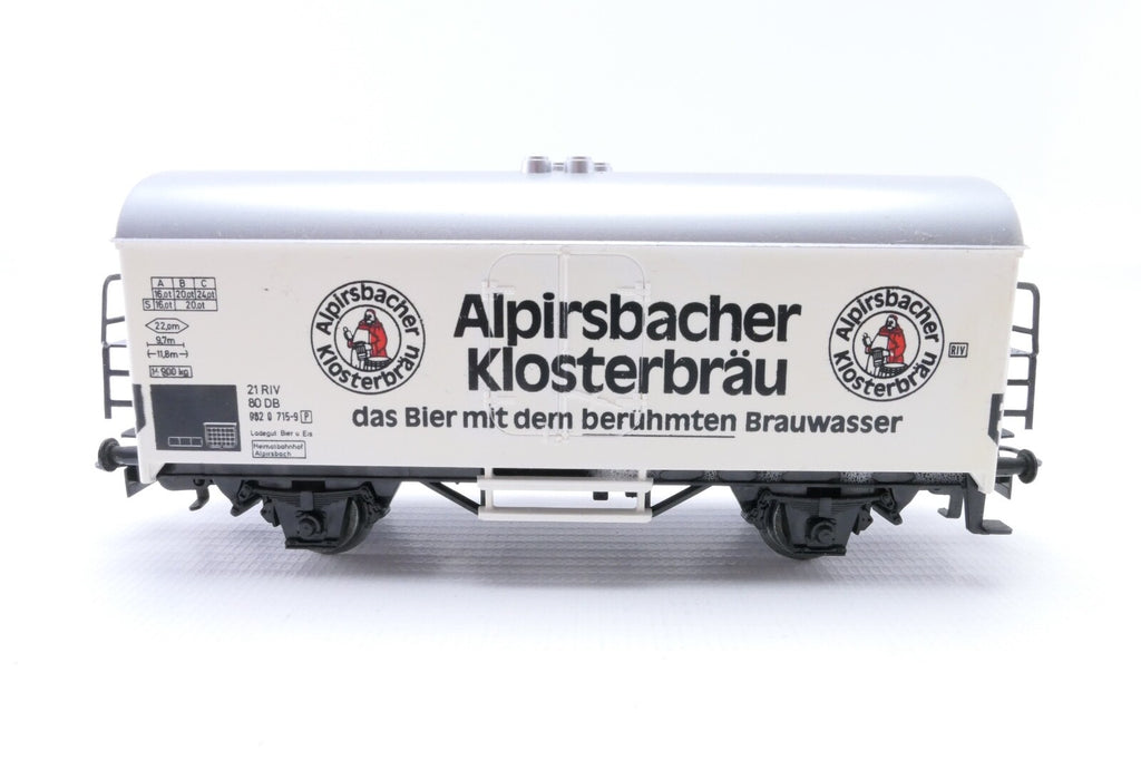 Märklin H0 4417 SoMo Kühlwagen der DB "Alpirsbacher Klosterbräu",Analog,OVP3