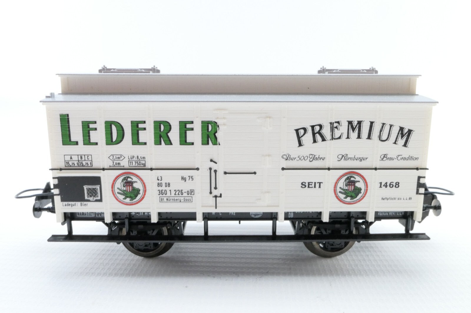 Trix Express H0 33504 Bierwagen "Lederer Premium" der DB, in OVP.6