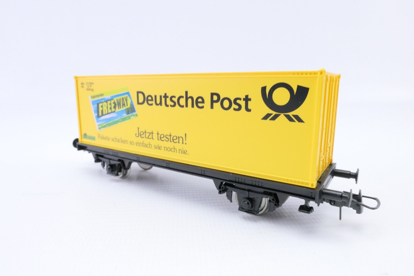 Roco 47251 Güterwagen Containerwagen Deutsche Post, Analog, Spur H0, in OVP.2