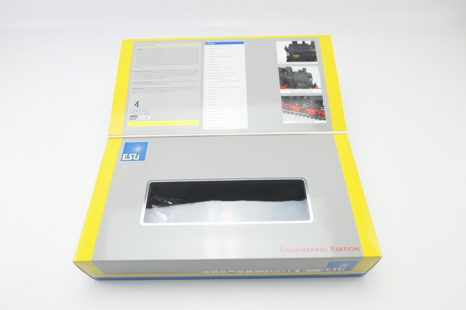 ESU H0 31101 Leerverpackung , Leerverpackung ohne Lok komplett mit Inlay und BA.10