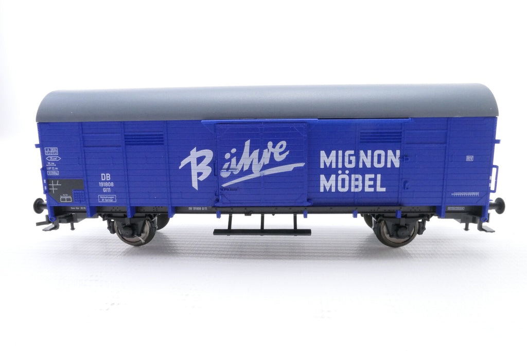 Fleischmann H0 97 5308, Gedeckter Güterwagen "Bähre Mignon Möbel"  in OVP.3