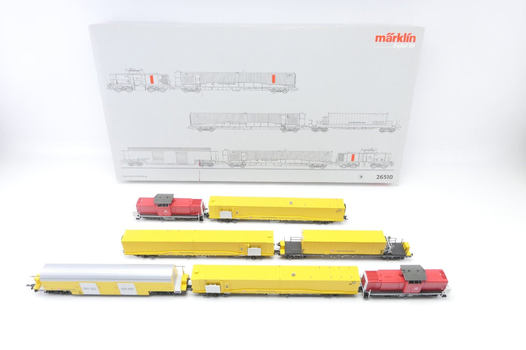Märklin H0 26510 Tunnelrettungszug der DB, umgebaut von der FA. Märklin auf mfx.0