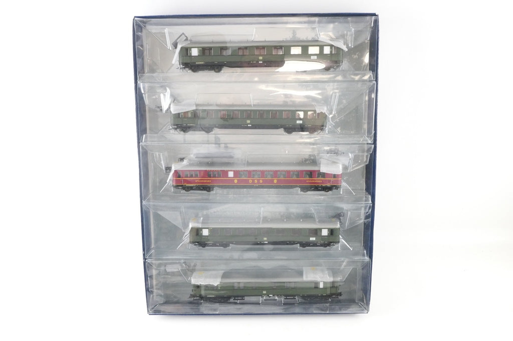 Liliput H0 L350001 Schnellzugwagen Set 5tlg. der DB, GS, in OVP.7