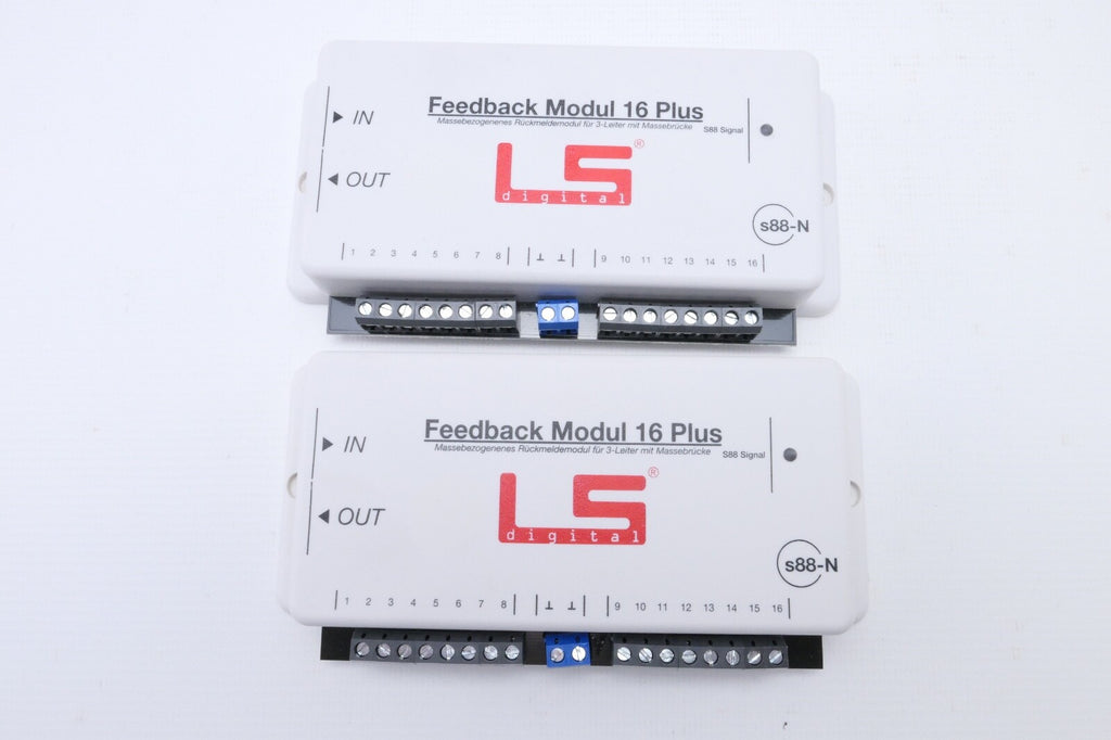 LS Digital Feedback Modul 16 Plus 2er Pack ohne Bedienungsanleitung. S88 Modul0