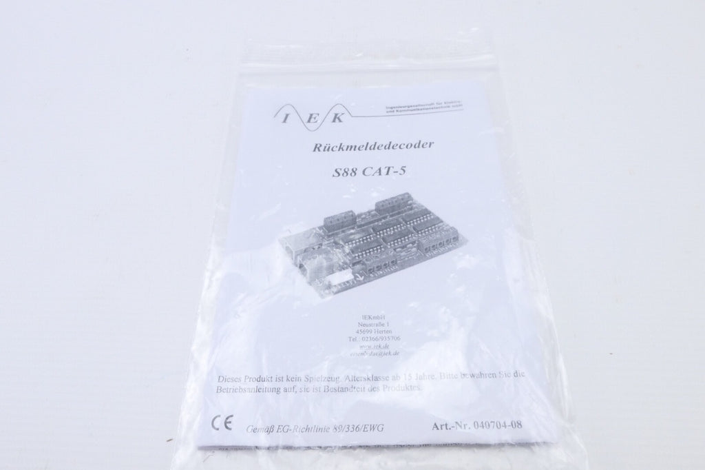 S88 CAT-5 , Rückmeldemodul, Rückmelder, digitaler Rückmeldedecoder, IEK3