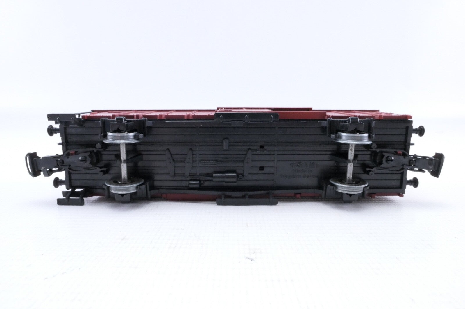 Märklin 4698 Gedeckter Güterwagen mit Bremserhaus der DB, Analog, Spur H0, OVP.8