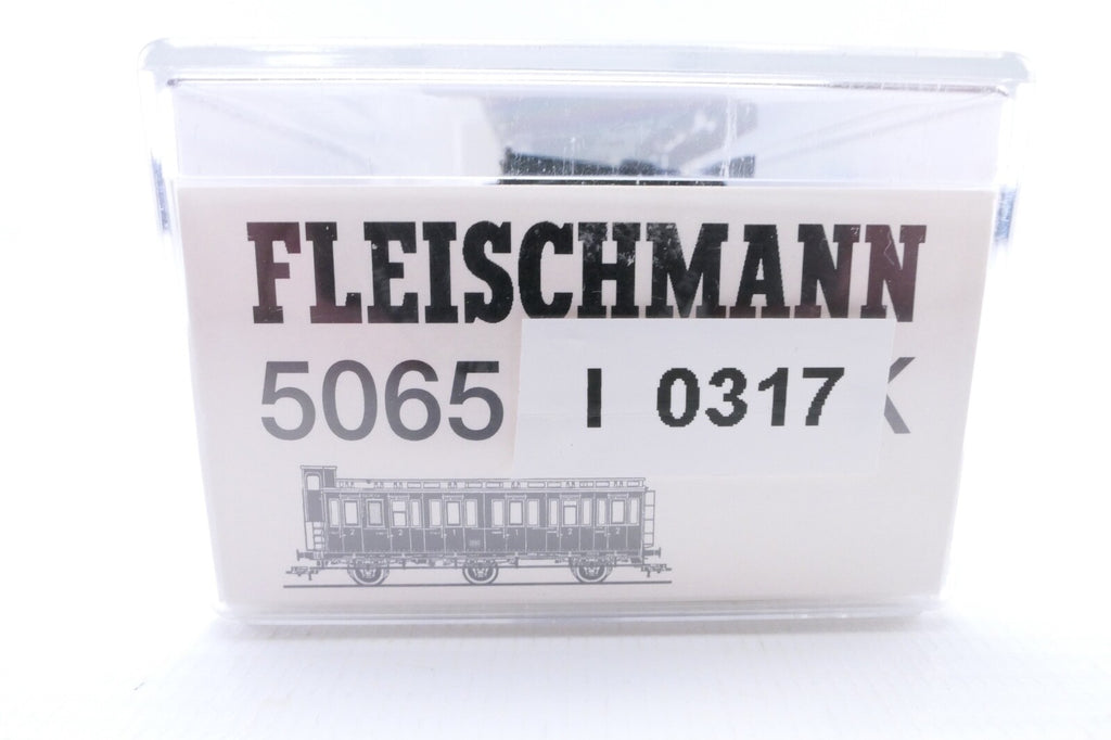 Fleischmann 5065 Abteilwagen 1./2. Klasse mit Bremserhaus, Analog, Spur H0, OVP.10