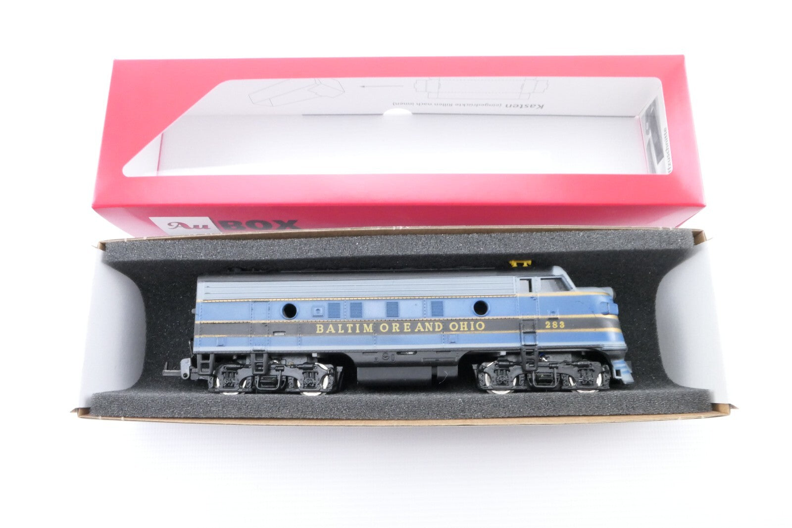 Tyco H0 Mantua Diesellok Baltimore & Ohio 402-25 BR F7, in Auhagen EVP. GEPRÜFT.11
