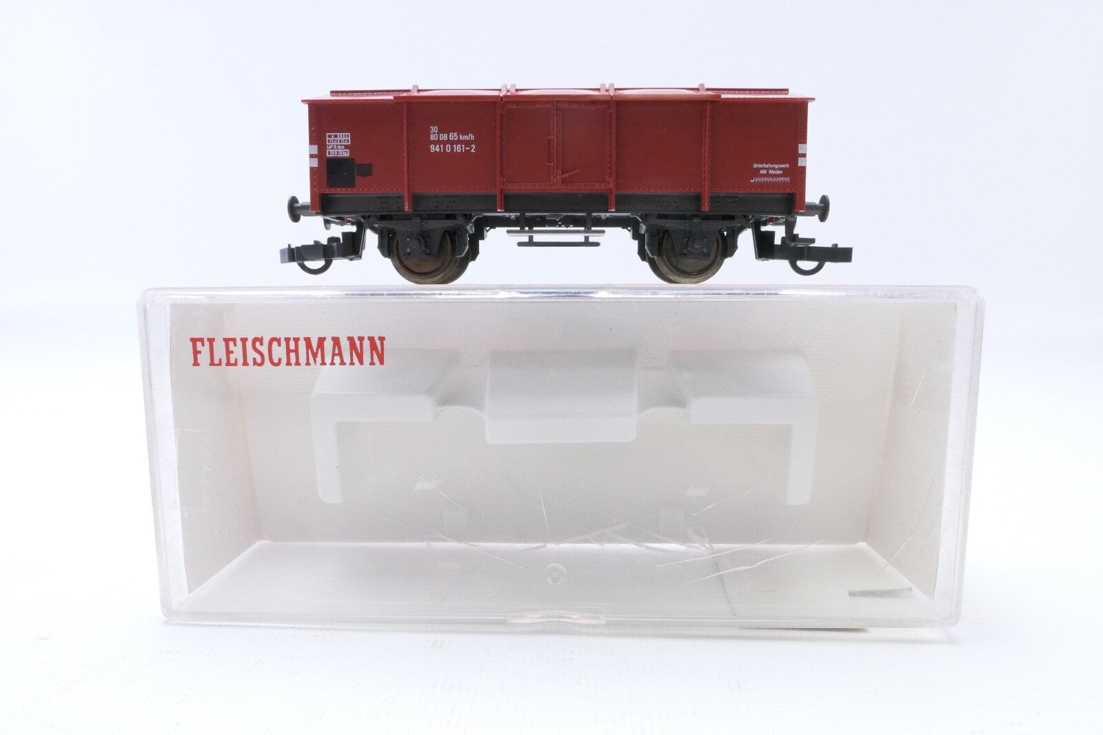 Fleischmann 5210 Klappdeckelwagen der DB, Analog, Spur H0, in OVP.0