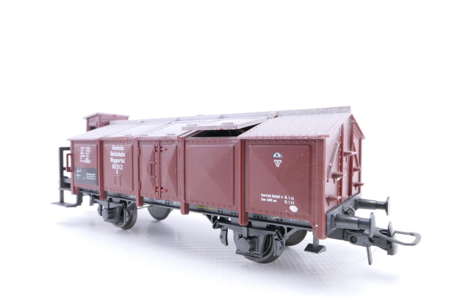 Roco 4389B Klappdeckelwagen der DRG, Analog, Spur H0, in OVP.1