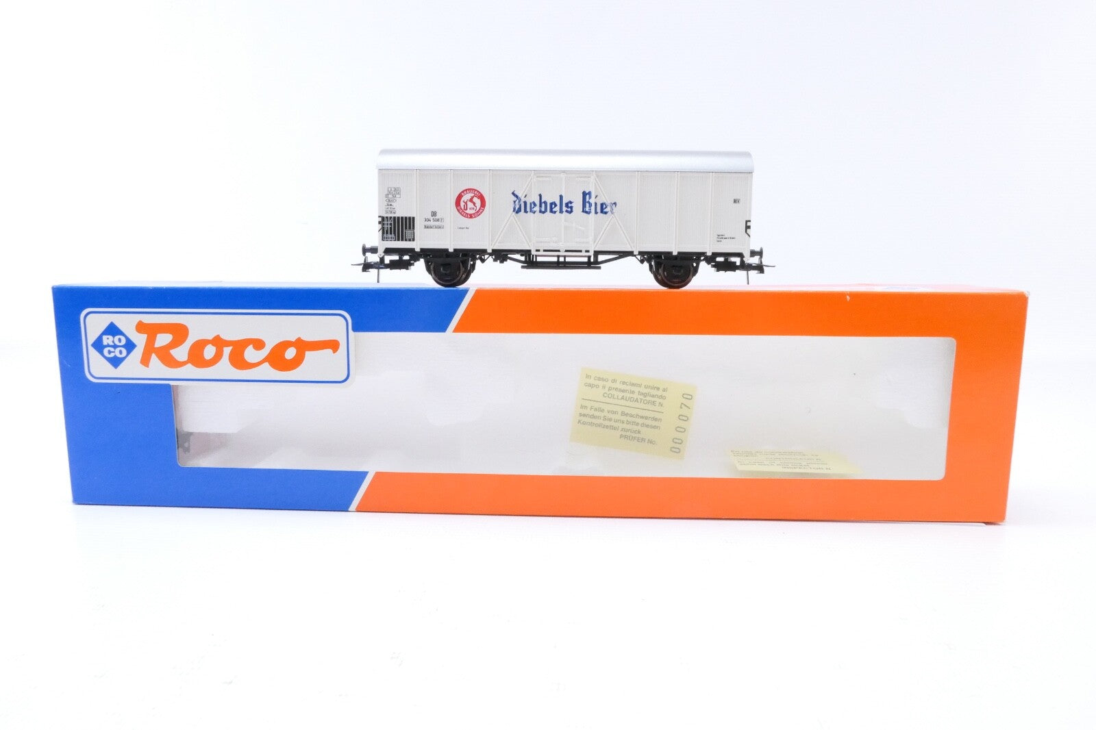 Roco 44143 Güterwagen „Diebels Bier“ ohne Opel Blitz, Analog, Spur H0, in OVP.0