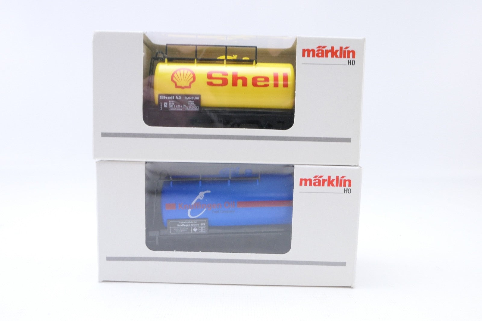 Märklin 4442, 94354 Tankwagen Set Knuffingen Oil - Shell, H0,in OVP.0