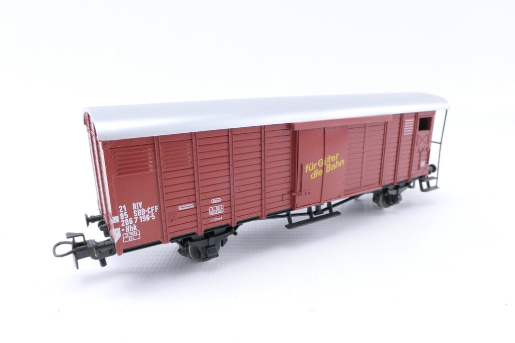 Märklin 4698 Gedeckter Güterwagen mit Bremserhaus, Analog, Spur H0, in OVP.4