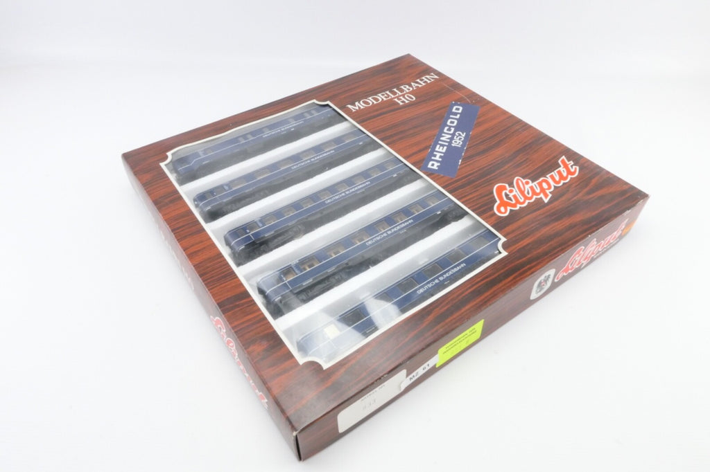 Liliput 833 Personen-Wagen-Set Rheingold, Spur H0, Analog, in OVP.6