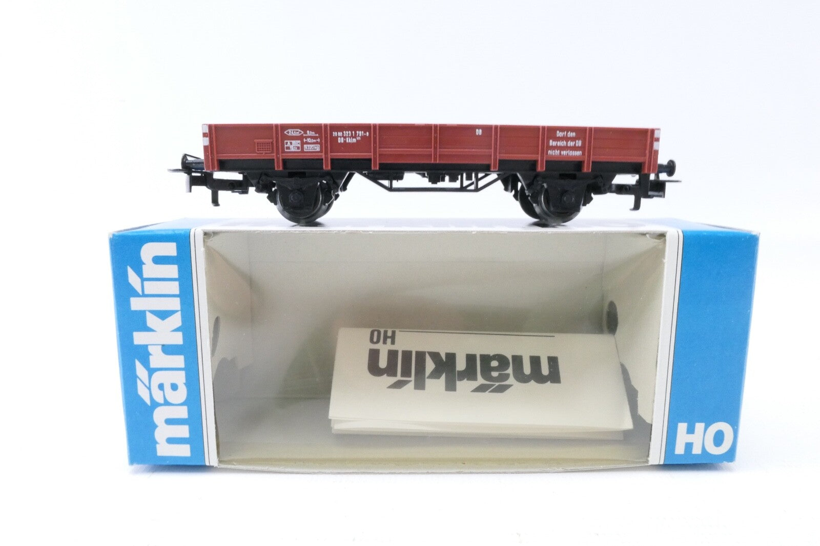 Märklin 4423 Niederbordwagen der Db, Analog, Spur H0, in OVP.0
