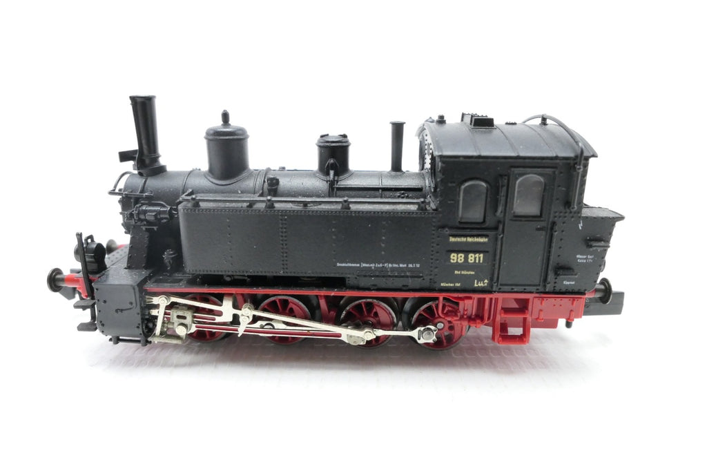 Fleischmann N 7098 Dampflok BR 98 811 der DRG, GS, Analog, in OVP.6