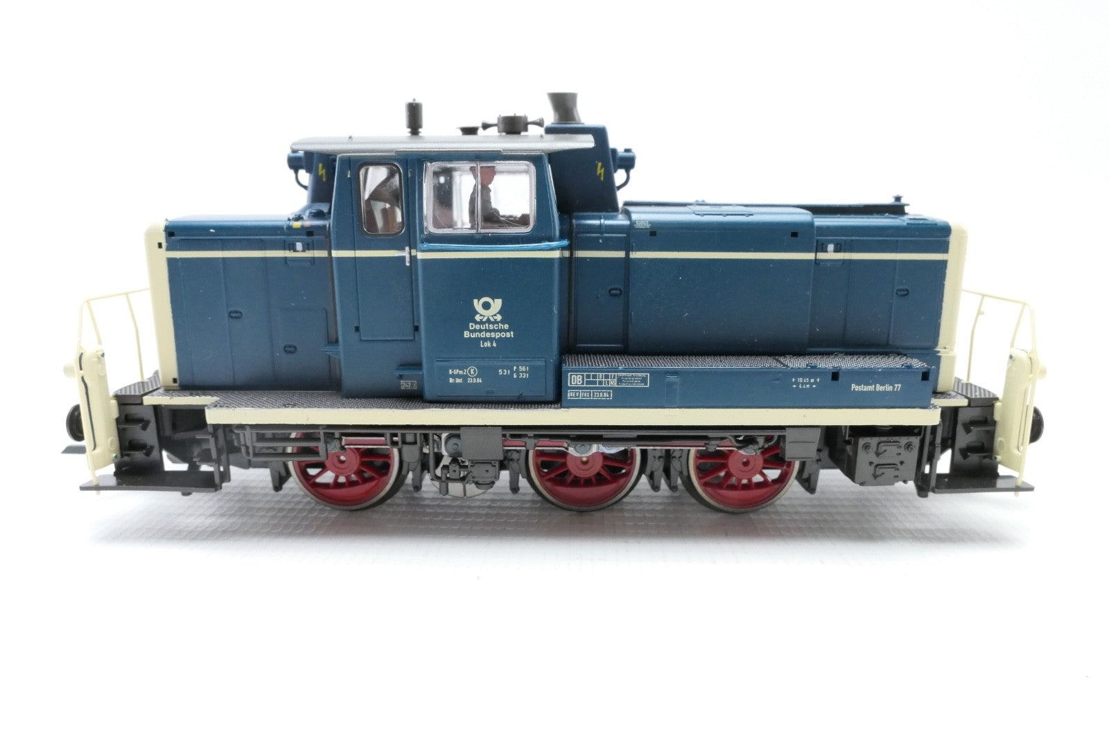 Roco H0 63404 Diesellok BR Lok4 der DBP, GS, Analog, in OVP mit Zurüstteilen, BA3