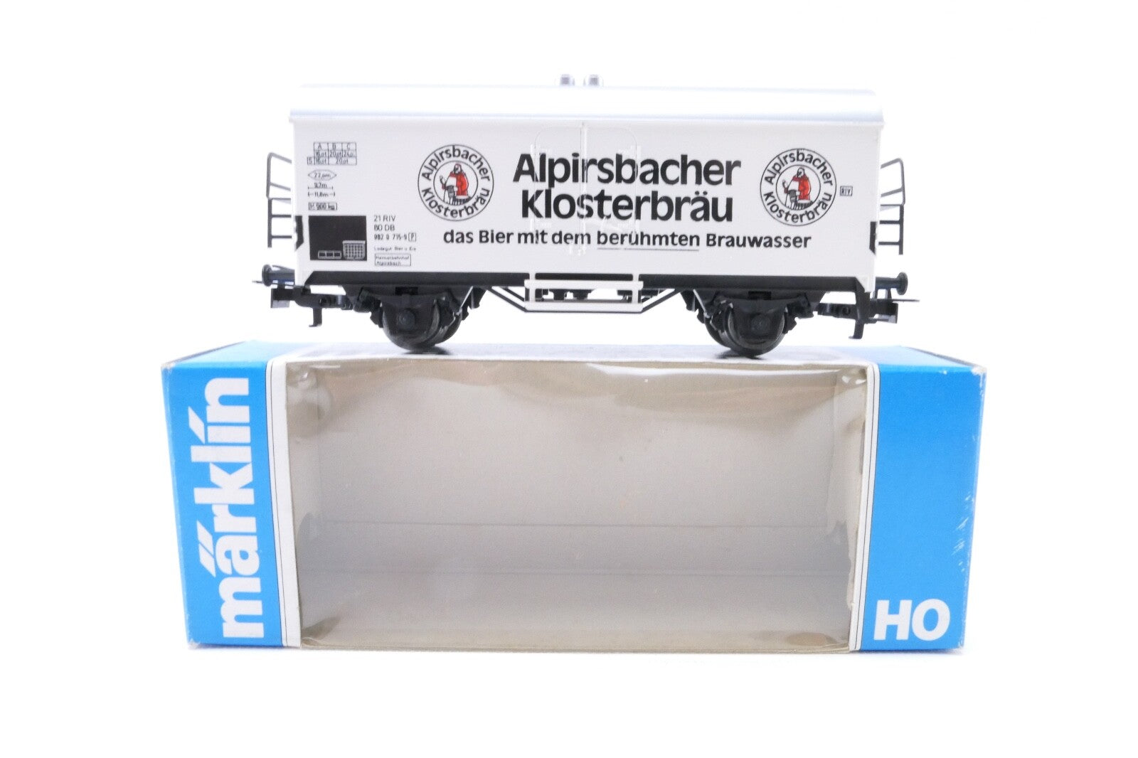 Märklin H0 4417 SoMo Kühlwagen der DB "Alpirsbacher Klosterbräu",Analog,OVP0