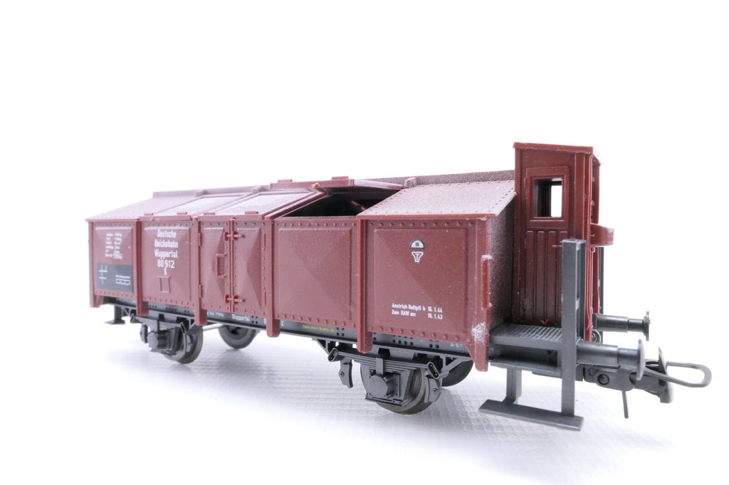 Roco 4389B Klappdeckelwagen der DRG, Analog, Spur H0, in OVP.4