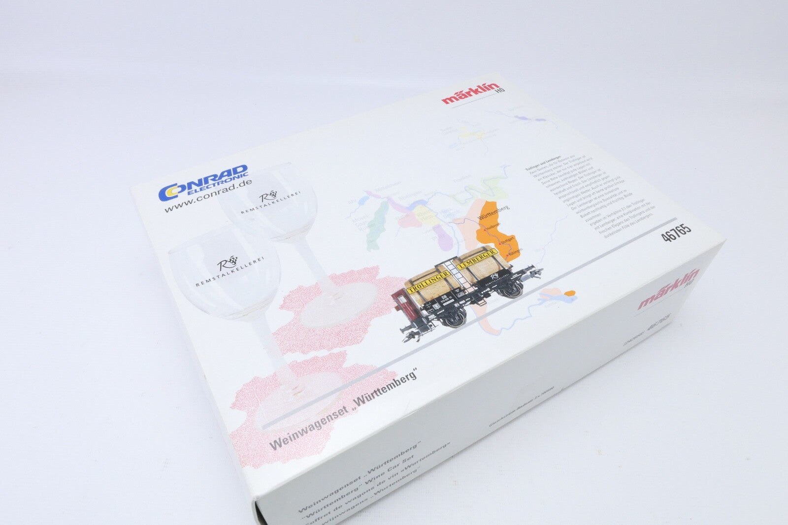 Märklin Conrad 46765 Weinwagenset "Württemberg", Analog, Spur H0, in OVP.12