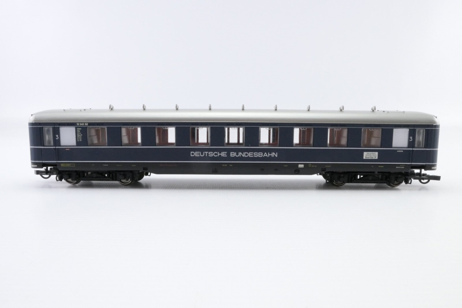 Liliput L383301 Schürzenwagen 3. Klasse der DB, Spur H0 in OVP.6
